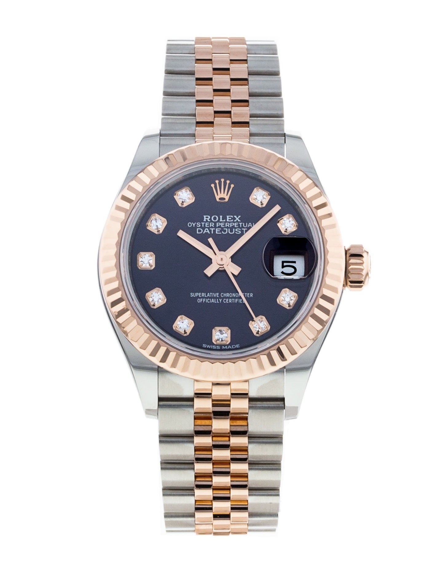 Rolex Datejust Lady 28 - Aubergine Diamond Dial
