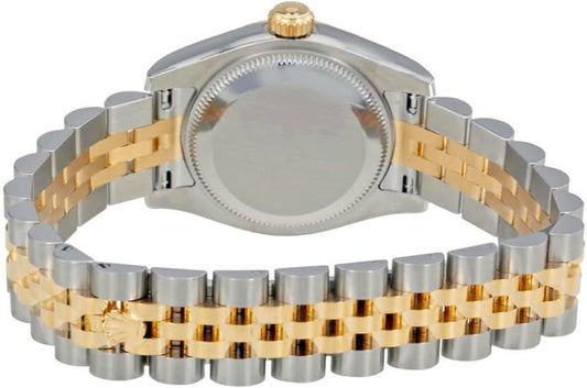 Elegant Ladies' Diamond Ro--lex With Red Dial