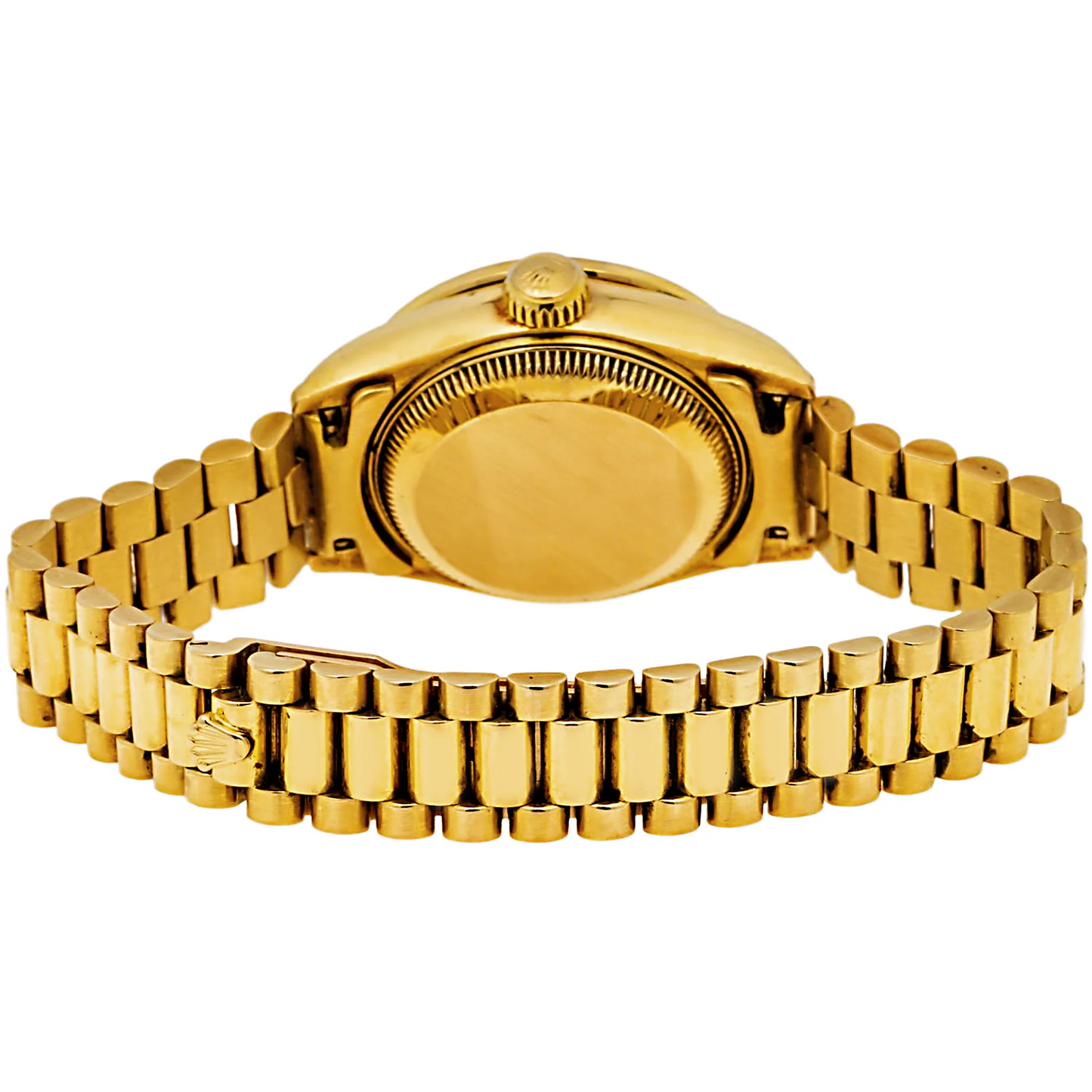 ROLEX LADY-DATEJUST GOLDEN DIAMOND WATCH,
